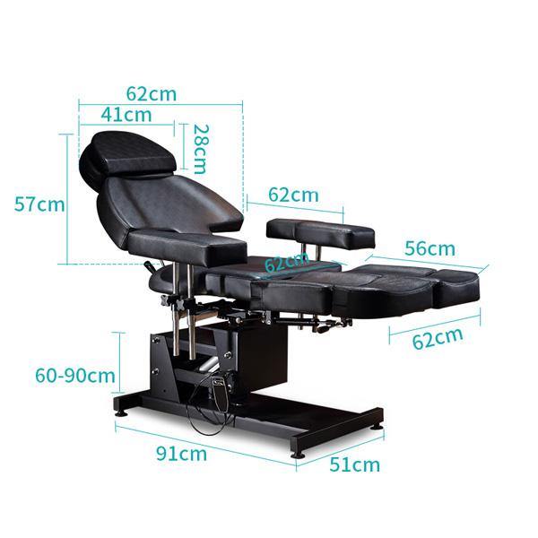 Hydraulic Adjustable Tattoo Client Chair  Facial Bed 8322