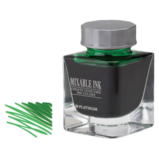 PLATINUM, Mixable Ink Bottle Mini - LEAF GREEN 20ml 
