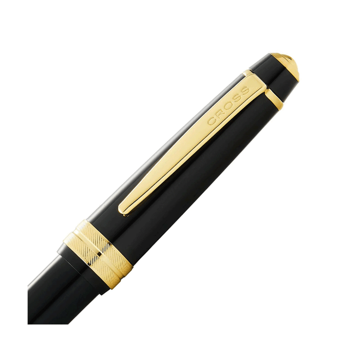 Cross Ballpoint Pen Bailey Light Glossy Black Gt — Swastik Penn