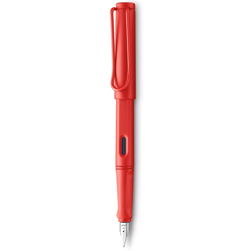 Lamy Joy Calligraphy Fountain Pen in Strawberry with Red Clip - 1.5 mm Stub  Nib