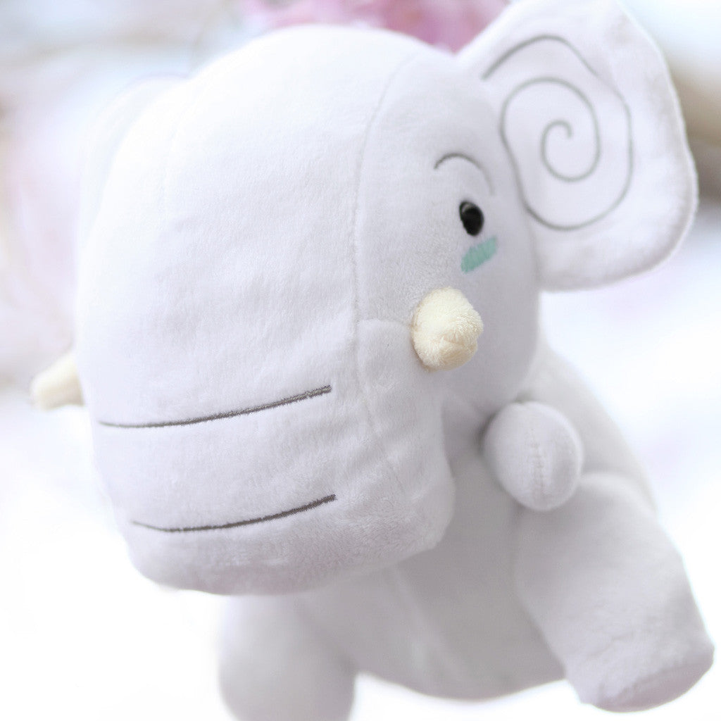 white elephant plush toy