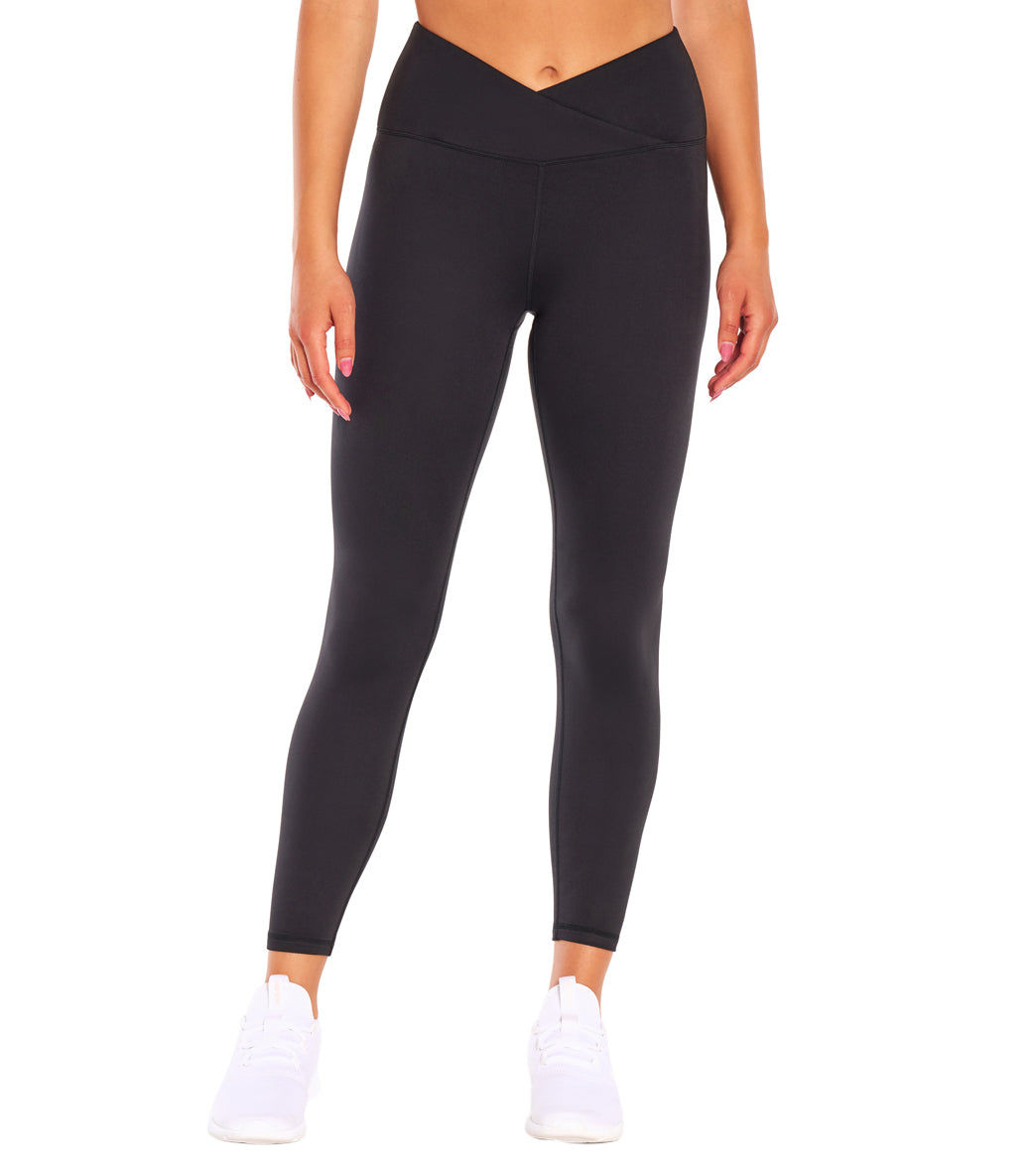 Balance Collection Solid Black Leggings Size S - 81% off