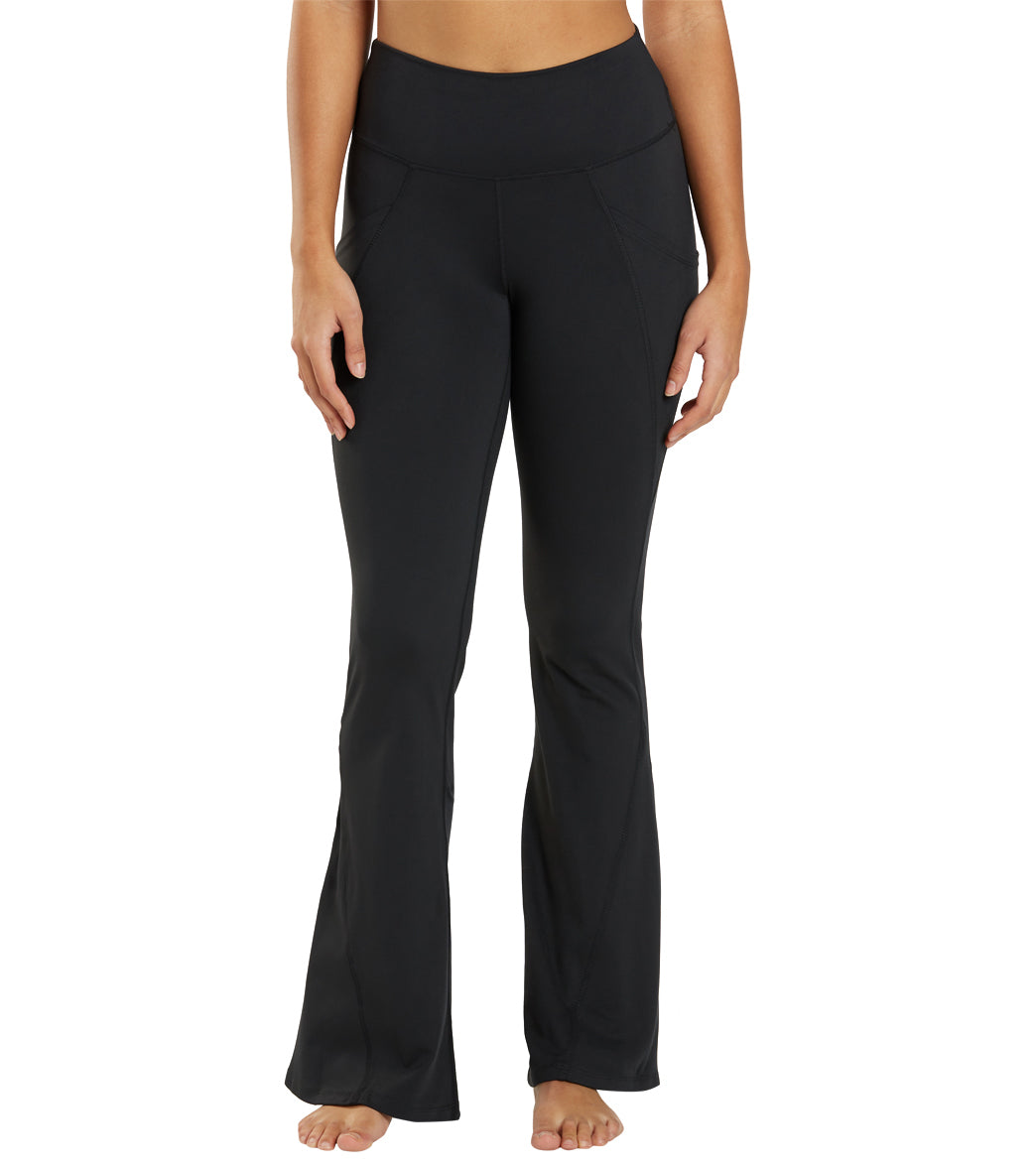 Balance Collection High Waist Black Yoga Pants Womens Size XL 16-18 NEW  MSRP $89