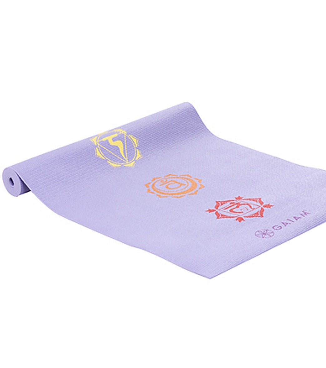 Gaiam 4mm Beginners Yoga Kit (Mat Block and Strap) Navy for sale online