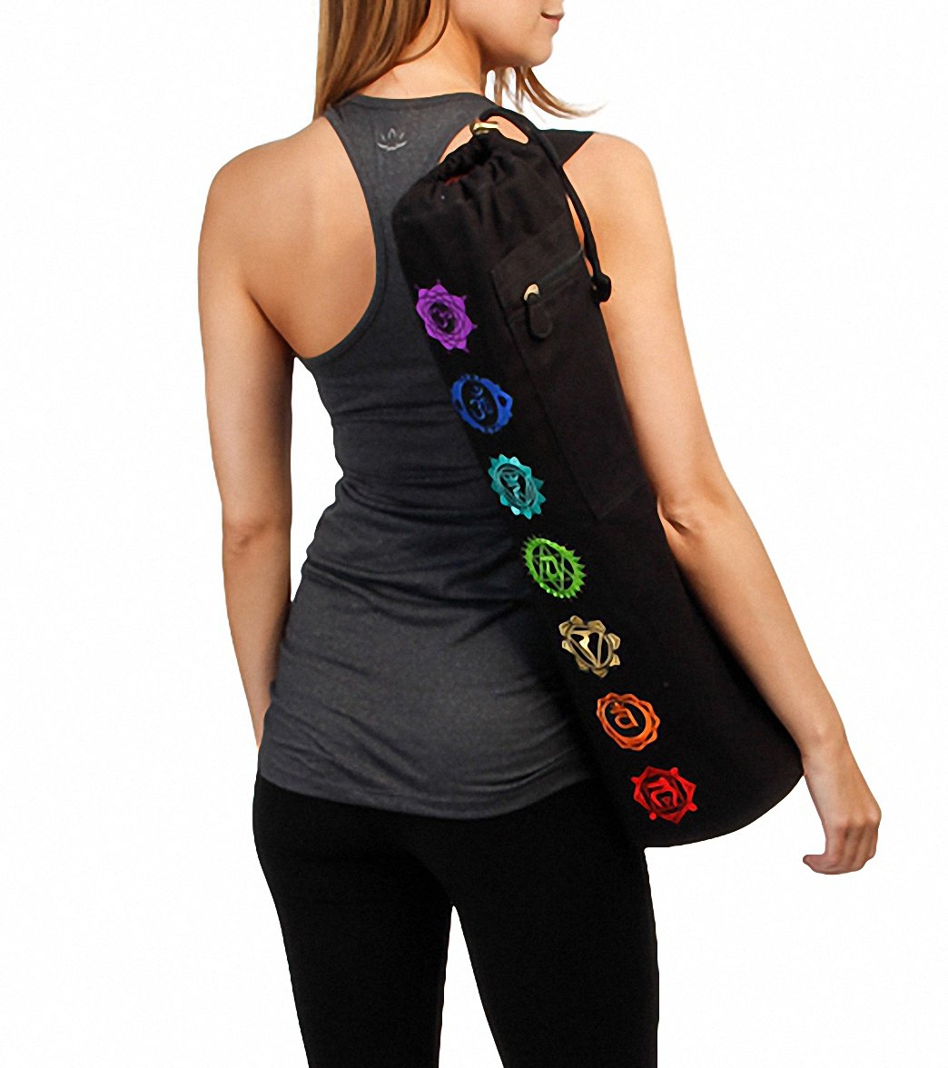 embroidered yoga mat bag