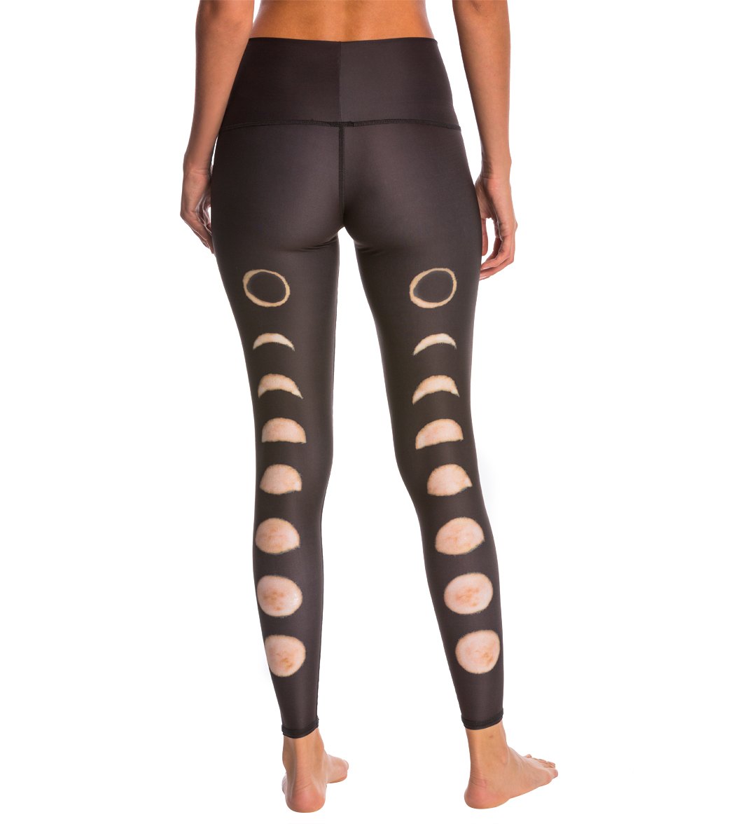 moon phase yoga leggings