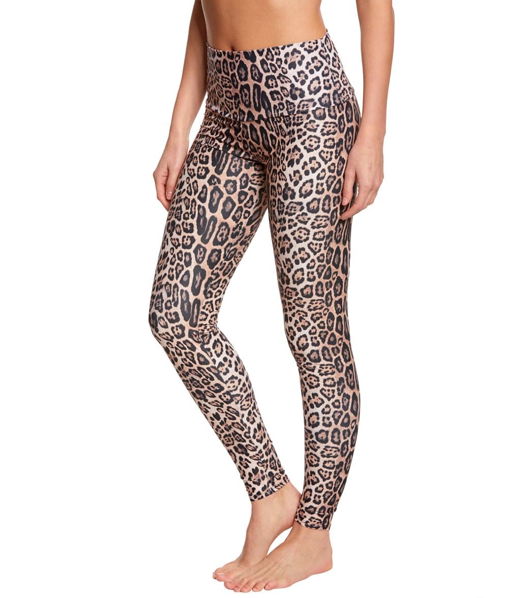 onzie high rise leggings leopard