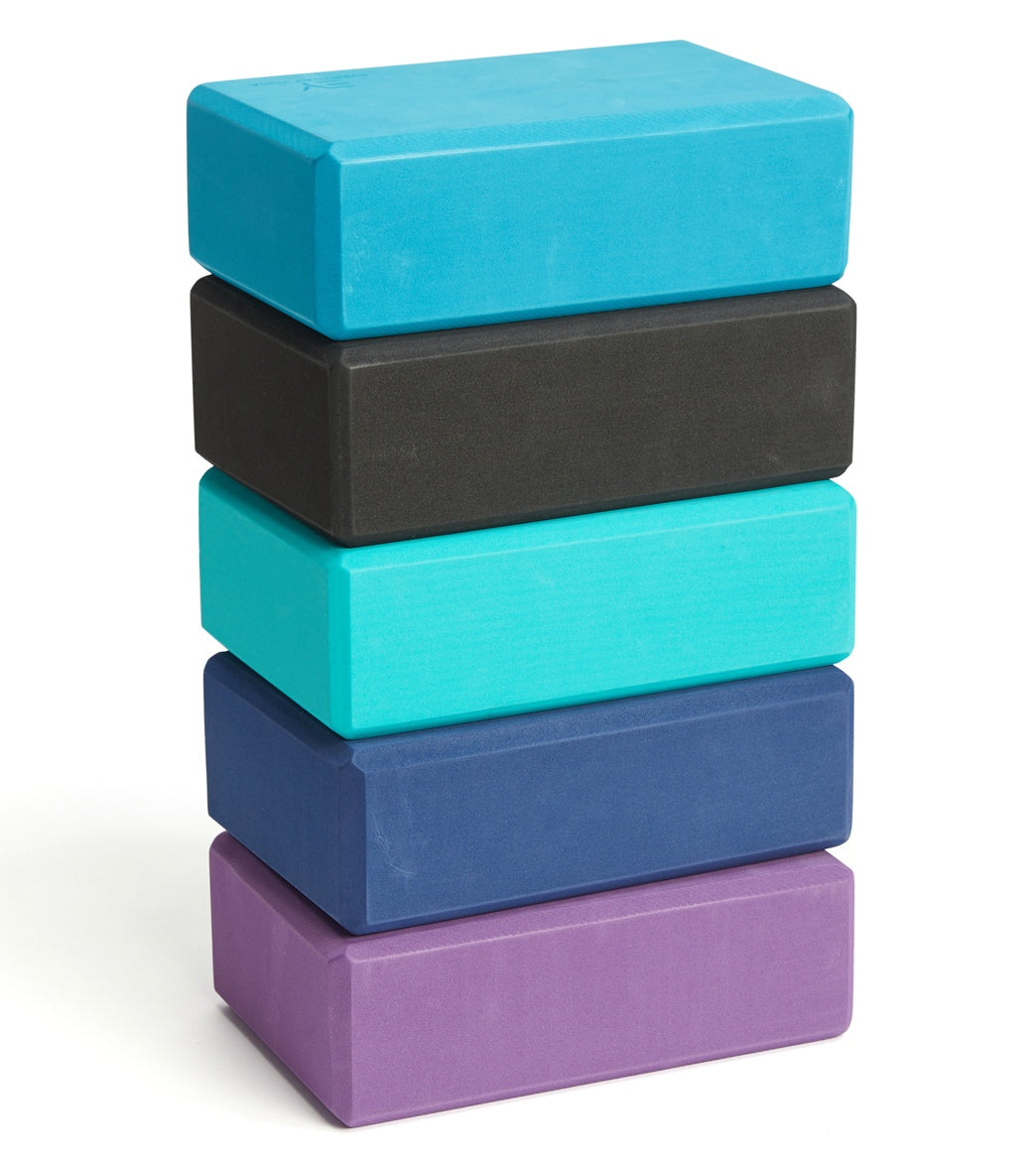 Everyday Yoga 3 Inch Foam Yoga Block Aqua