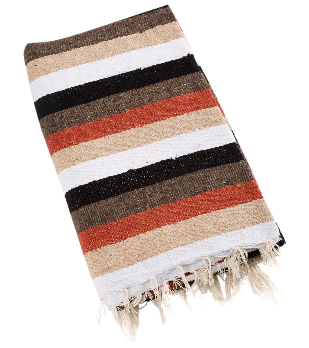 Native Yoga Solid Color Woven Yoga Blanket