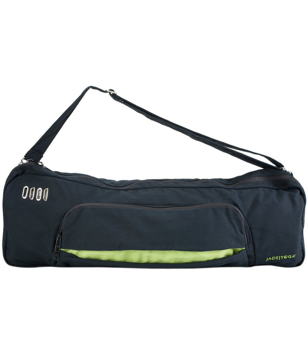 Jade Yoga Khaya Mat Bag Black/Black Cotton