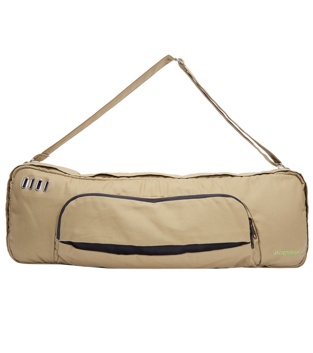 Jade Yoga Khaya Mat Bag Khaki Cotton