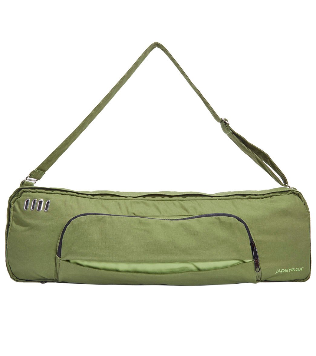 Jade Yoga Khaya Mat Bag Fern Cotton