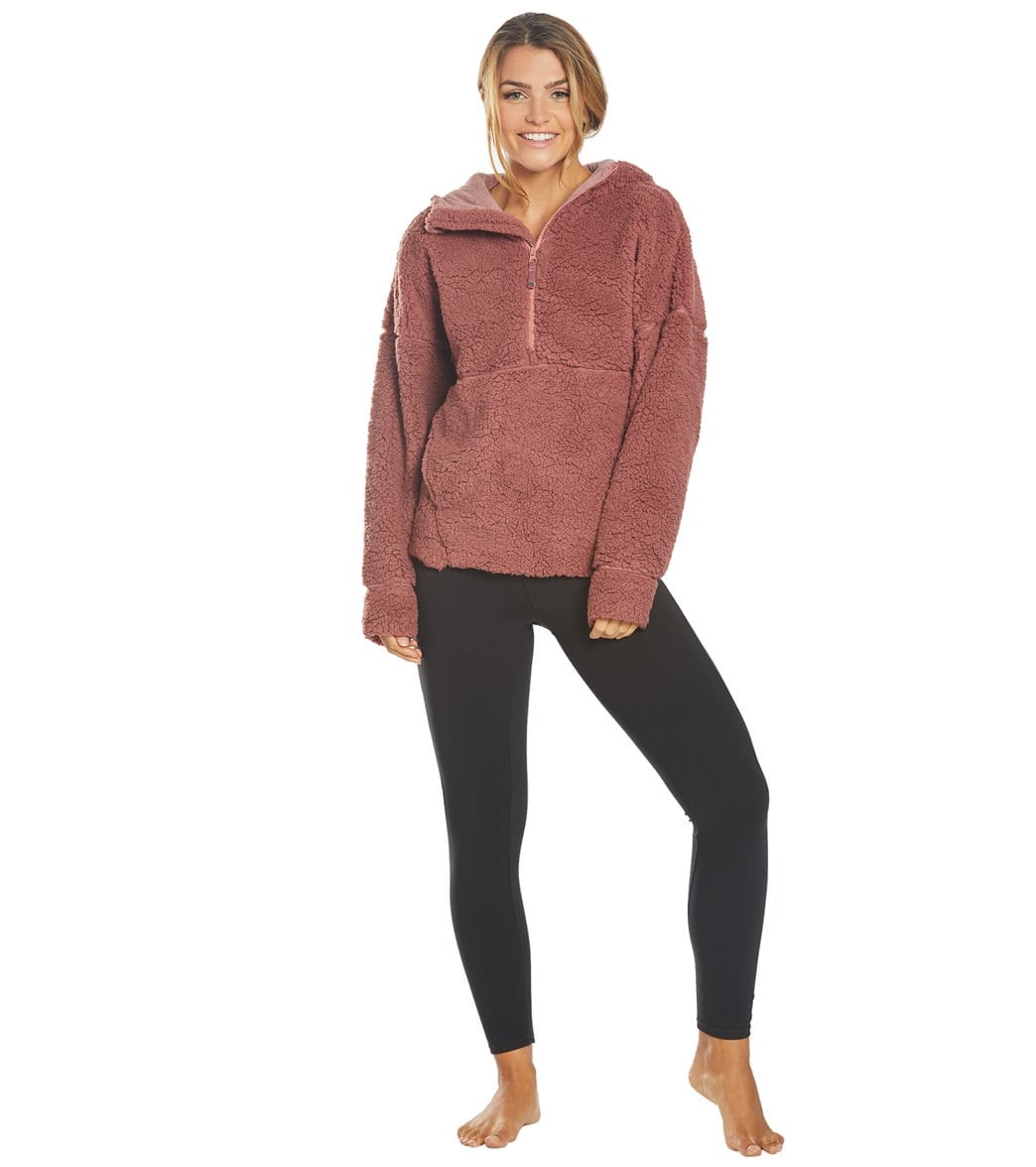 prana women's permafrost half zip pullover