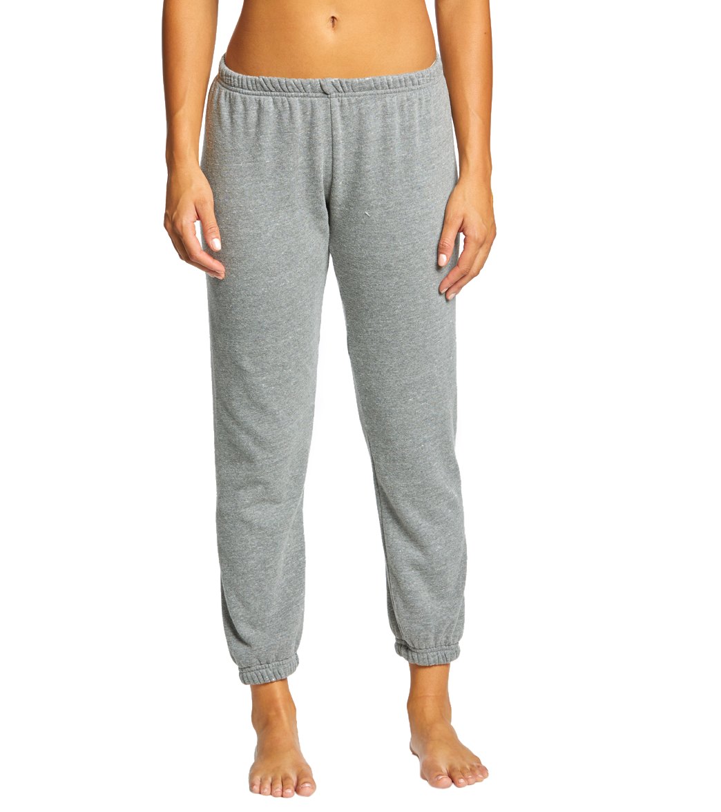 Spiritual Gangster SG Varsity Perfect Sweatpants - Heather Grey Cotton