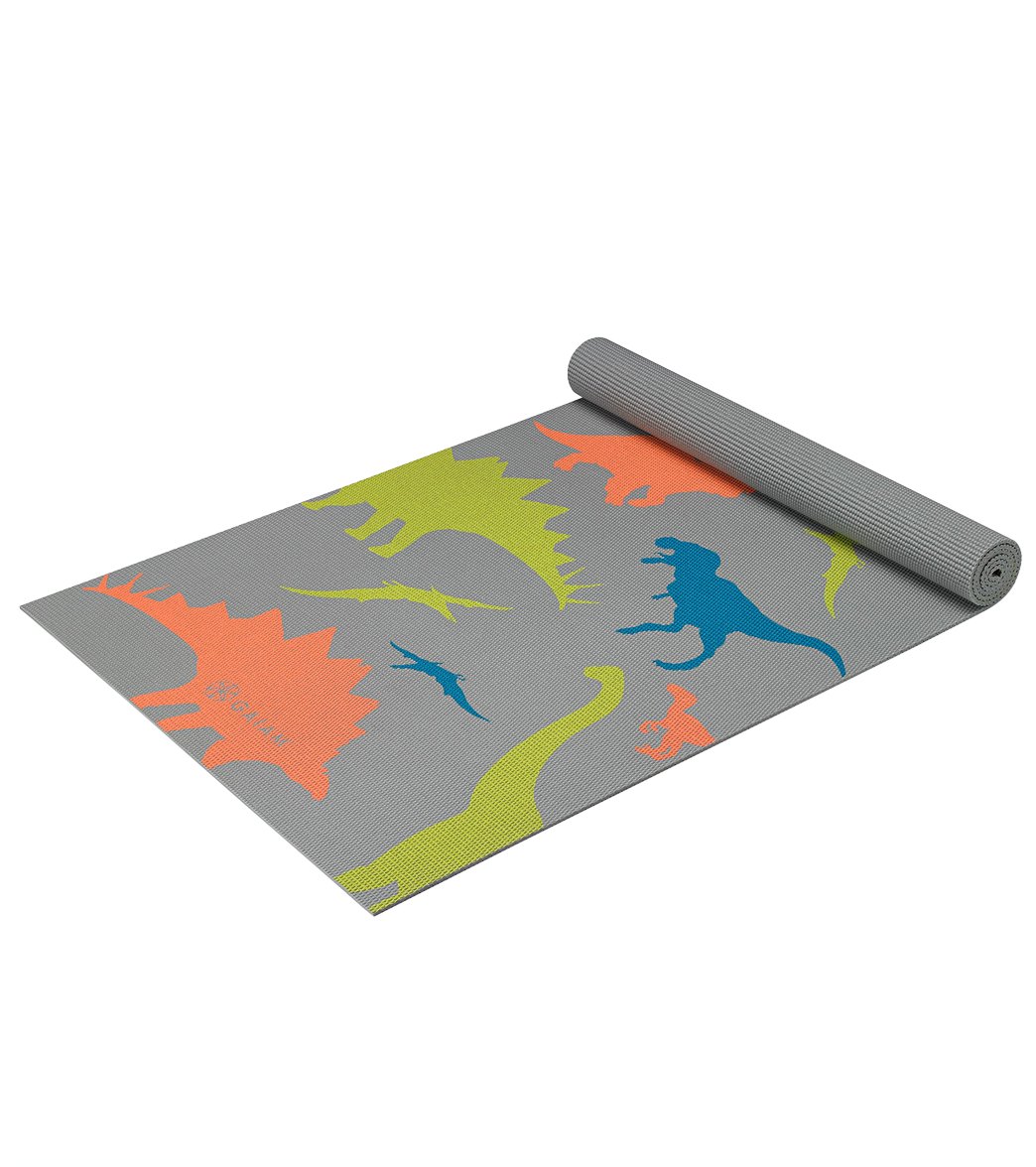 Gaiam Dino Zone Kids Yoga Mat 60 4mm Thick At Yogaoutlet Com