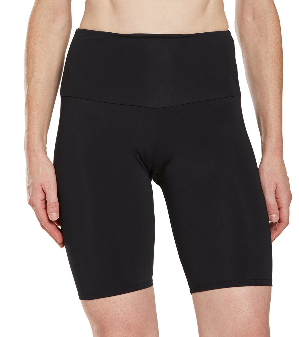 Onzie High Rise Bike Shorts - Black - Spandex