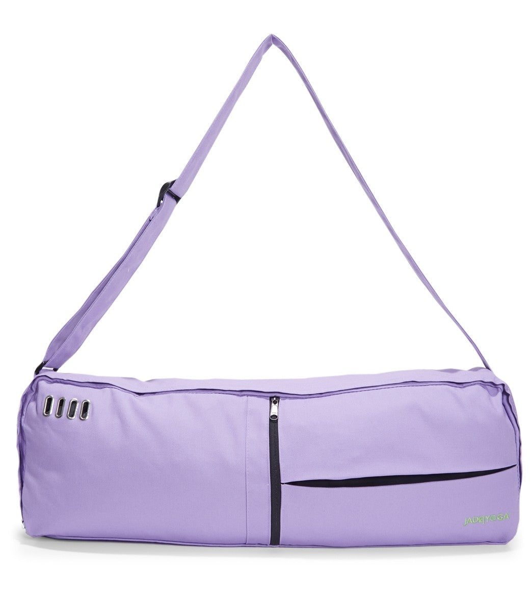 Jade Yoga Macaranga Mat Bag Lavender Cotton