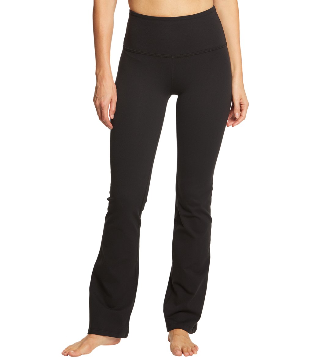 Beyond Yoga High Waisted Practice Pant - Jet Black Spandex