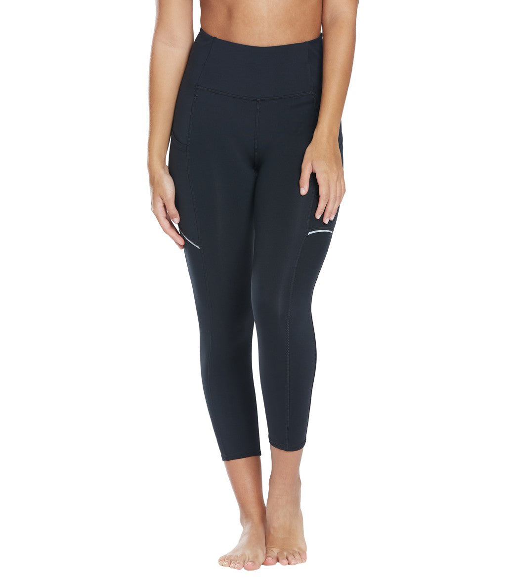 NWT Marika Black Stretch Women Sport Athletic Yoga Pants Size S