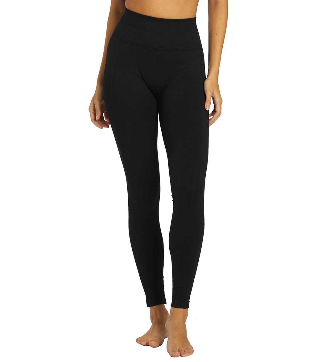 NUX High Waisted Mesa Yoga Leggings - Black Spandex