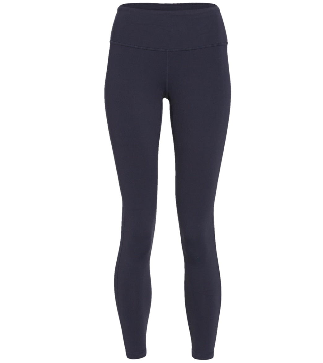 prAna Transform High Waisted 7/8 Yoga Leggings - Nautical Cotton