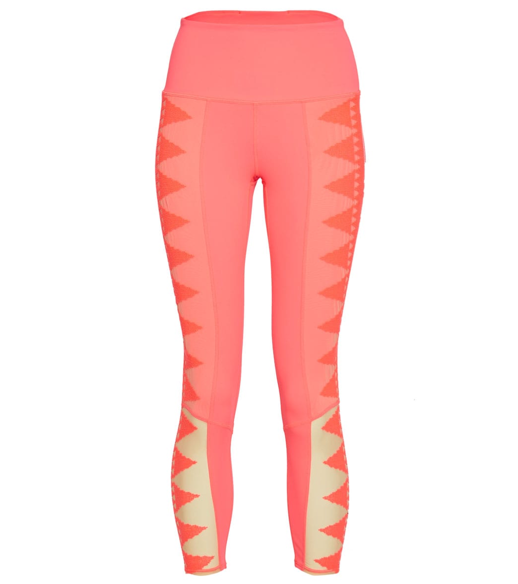 coral yoga pants