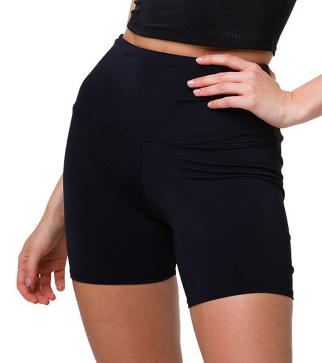 Onzie 5-inch Biker Shorts - Black - Spandex