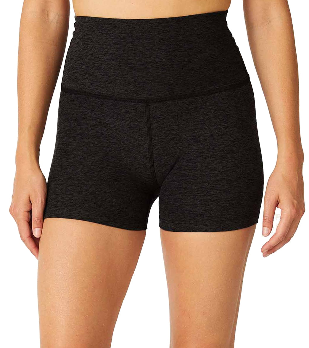 Beyond Yoga Spacedye All for Run Shorts - Darkest Night Moisture Wicking