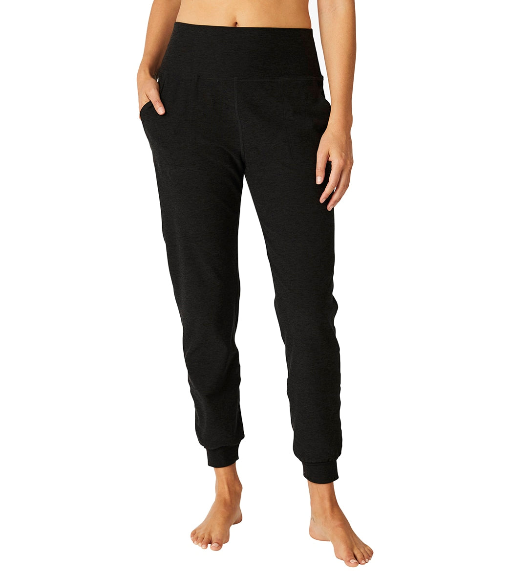 Beyond Yoga Spacedye Midi Jogger Pants - Darkest Night Moisture Wicking