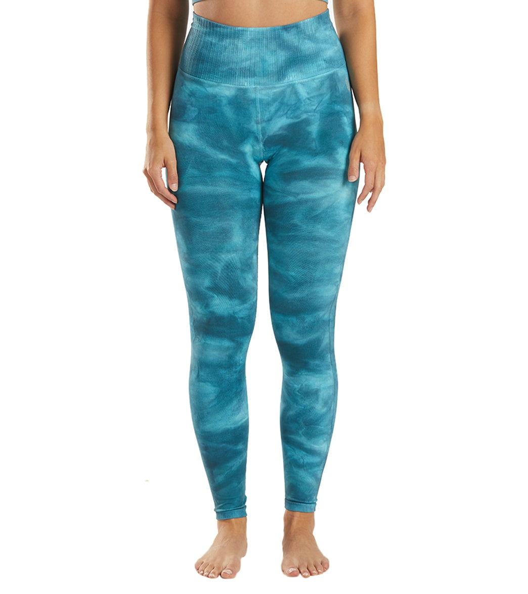 Carbon38, Pants & Jumpsuits, Carbon38 Tiedye Ribbed 78 Leggings