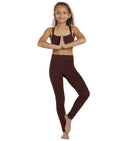Girls Spandex Pocketed  Leggings by Everyday Yoga