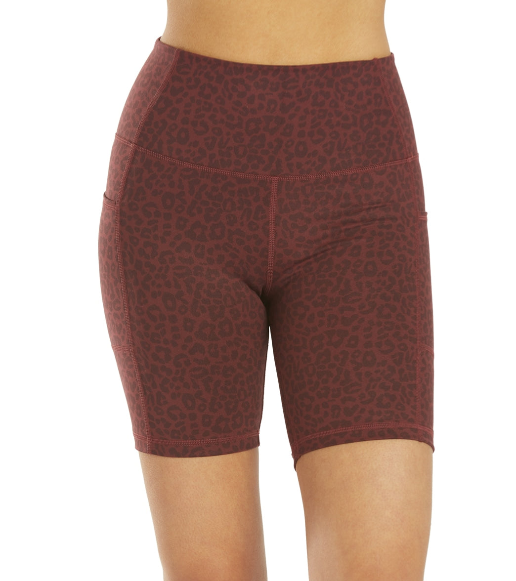 Everyday Yoga Uphold Cheetah High Waisted Hot Yoga shorts 1