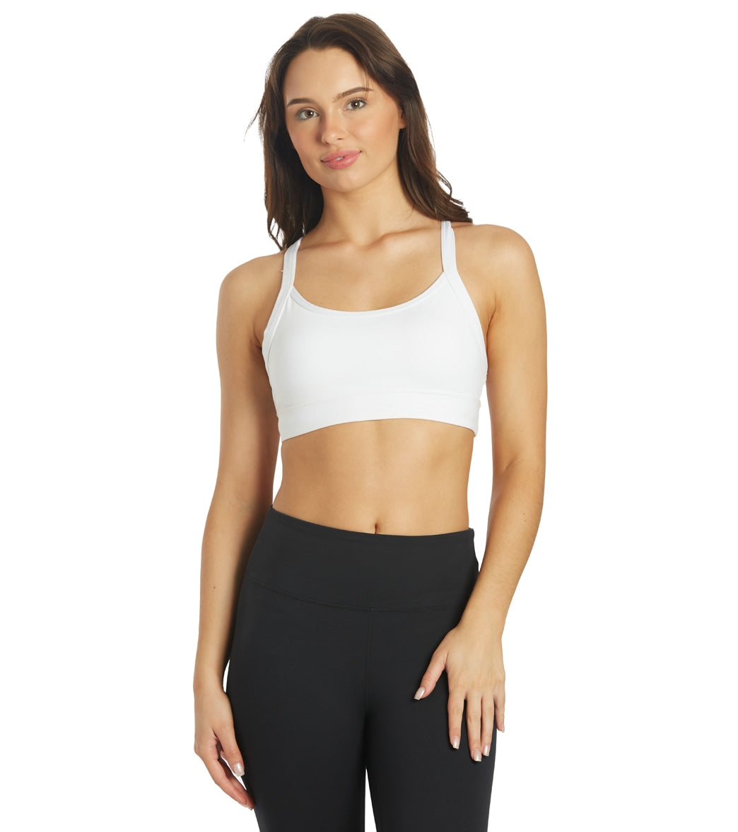 Marika Lynn Sport Bra - White - Spandex