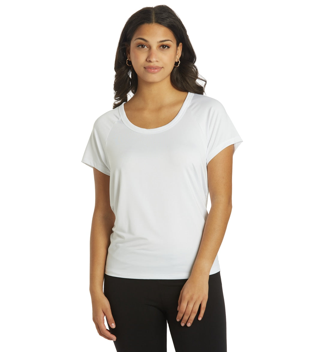 Marika Mari S/S Top - White - Spandex