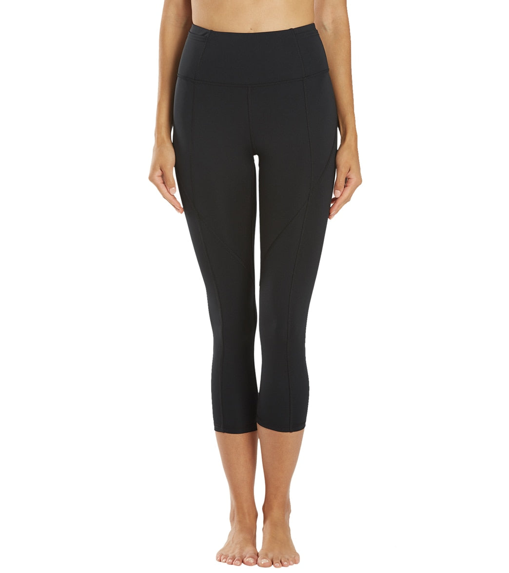 Marika Tony Capri Pants - Black Spandex