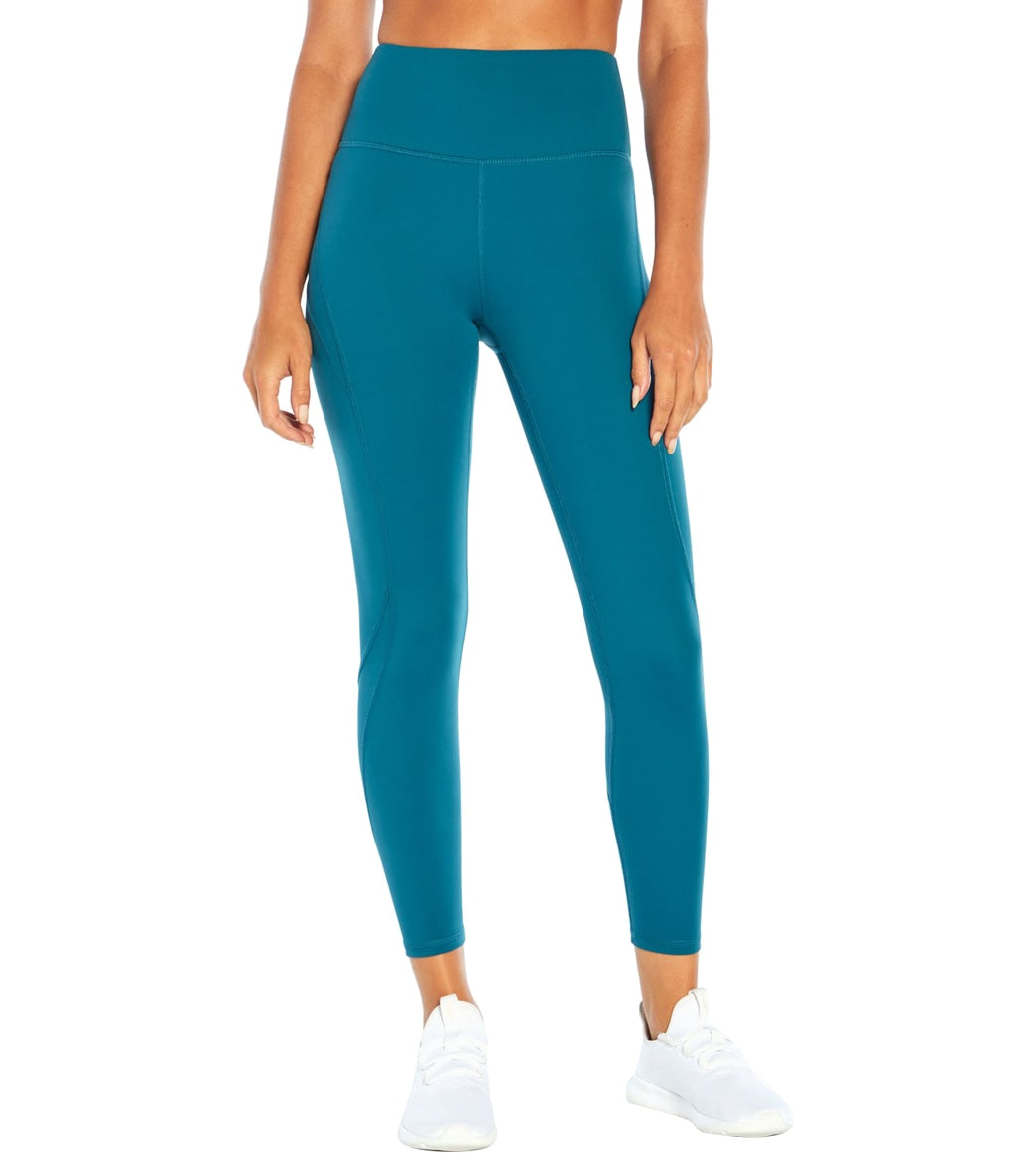 Marika Delinah Leggings - Blue Coral - Spandex Moisture Wicking