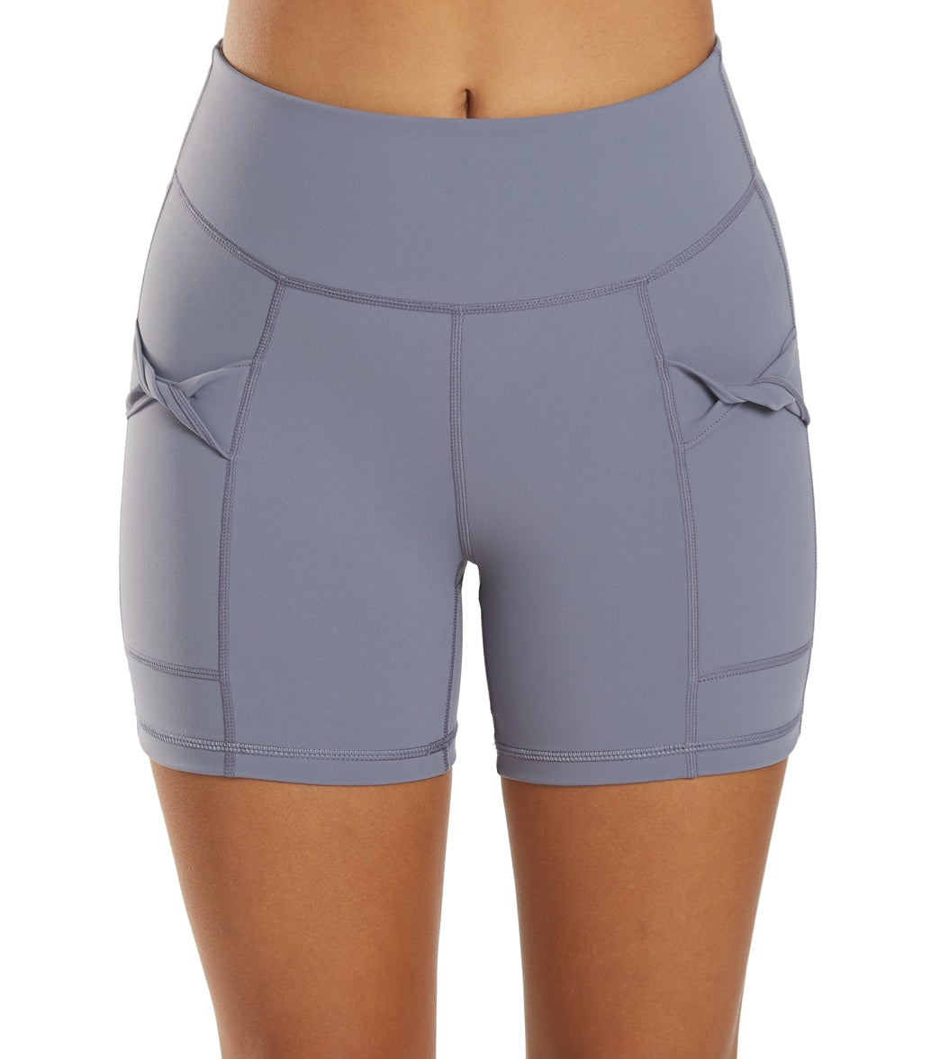 Women's Gym Shorts, Yoga Shorts with Pockets