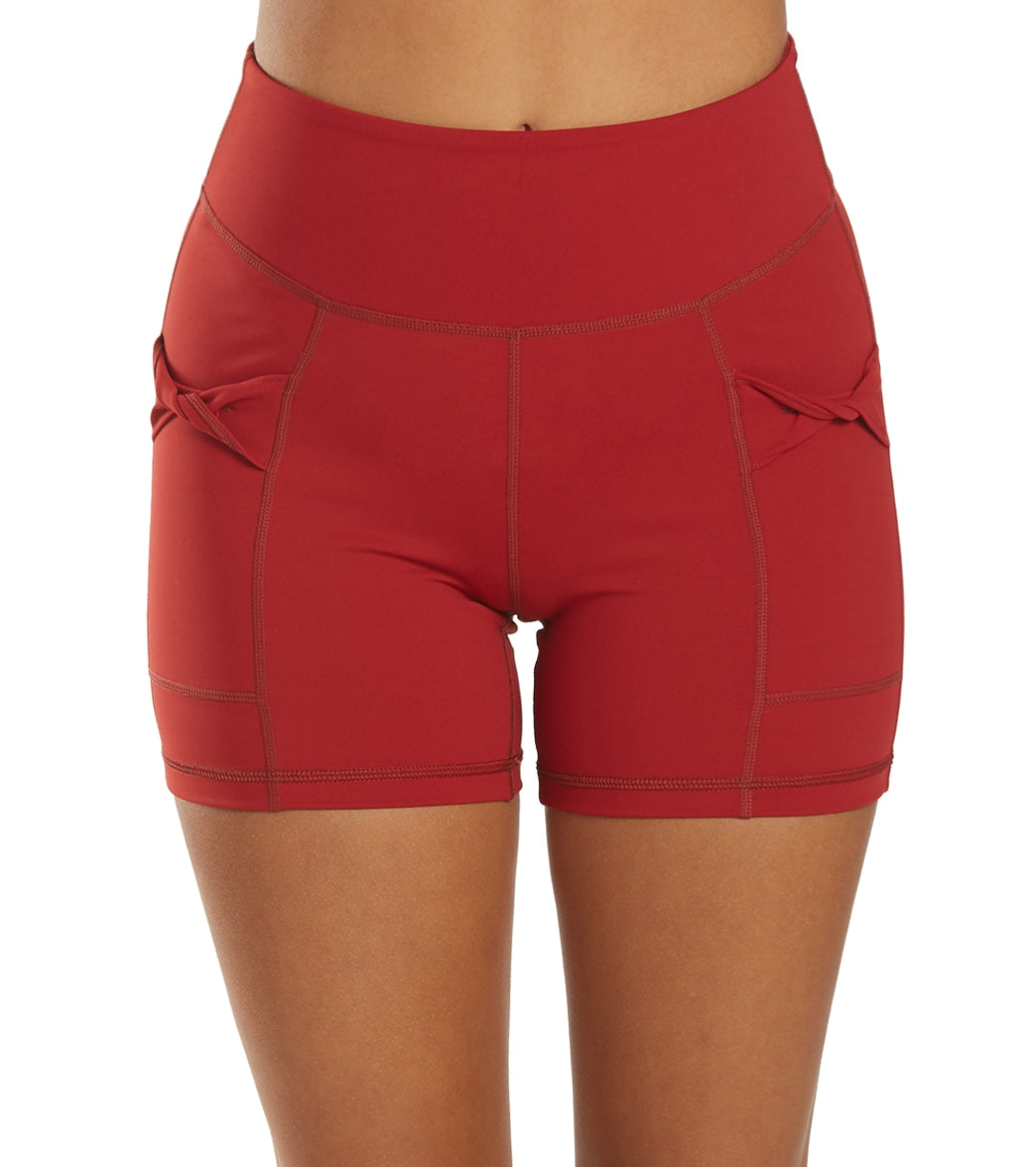 Free People Wave Rider Short - Red Grape - Spandex