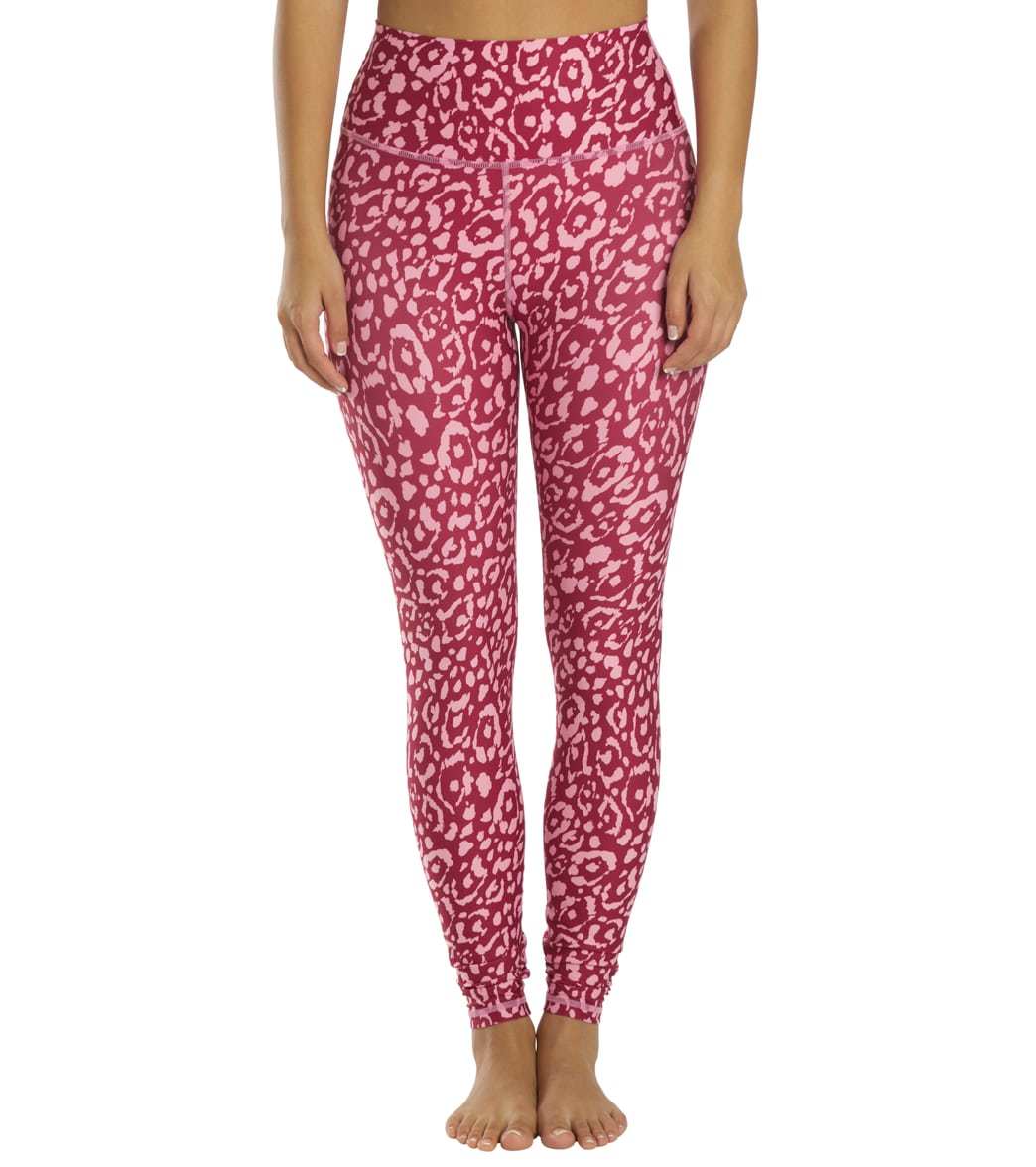 Spiritual Gangster SG Intent High Waisted Legging - Wildcat Print Moisture Wicking