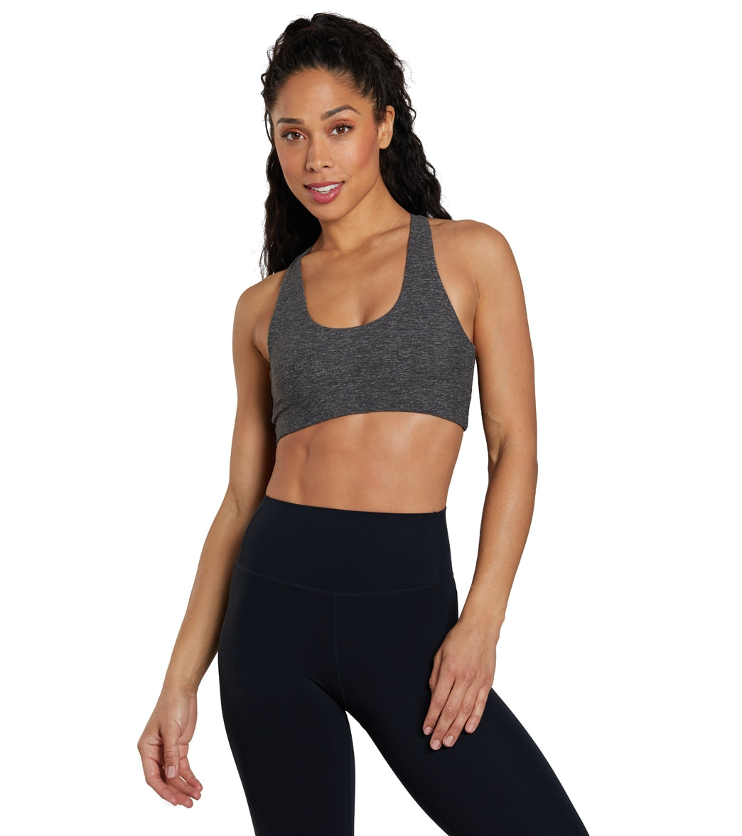 Splits 59 Women's Sara Airweight Bra - Heather Grey - Spandex