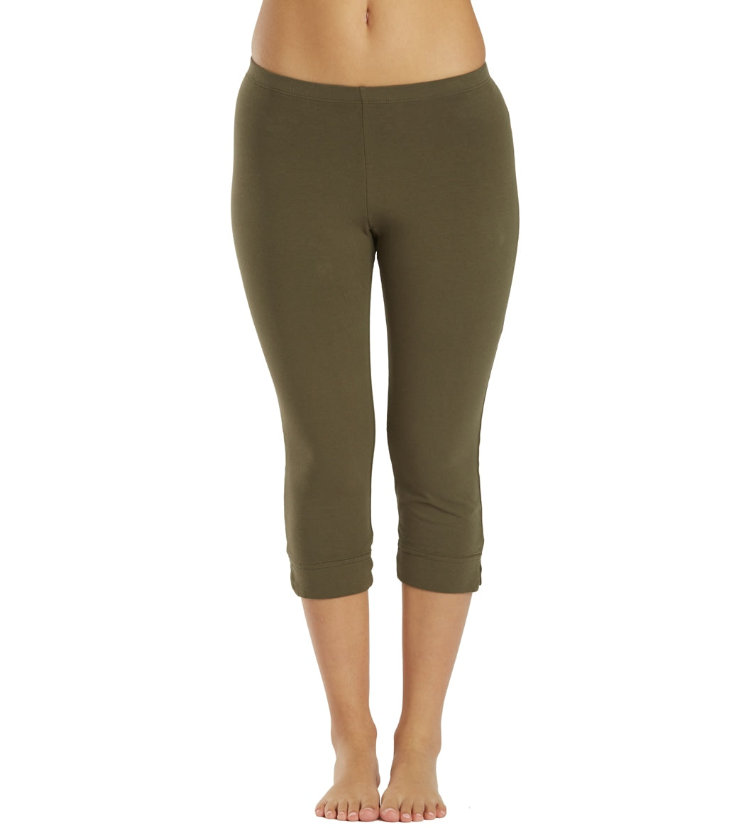 Hard Tail High Waisted Cotton Ankle Yoga Leggings