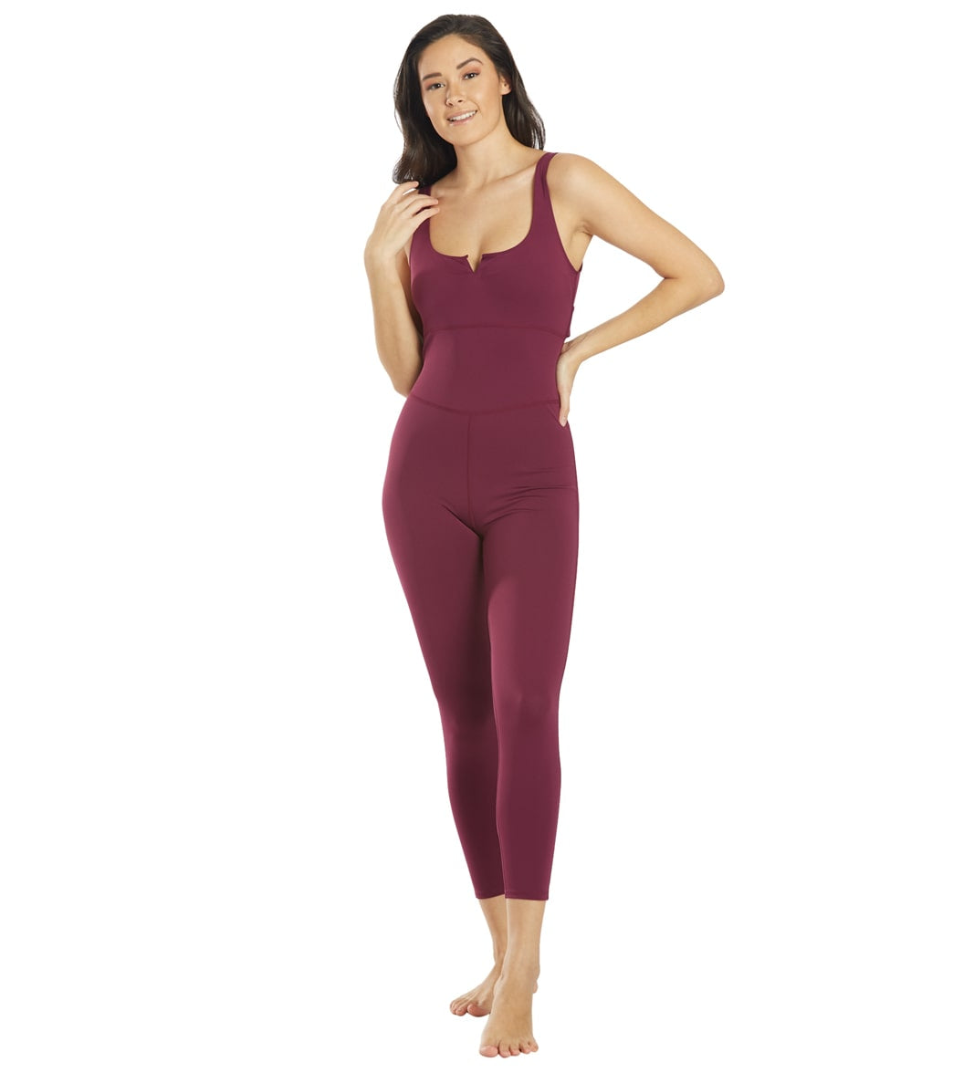 Free People Lose Control Onesie - Acai - Spandex