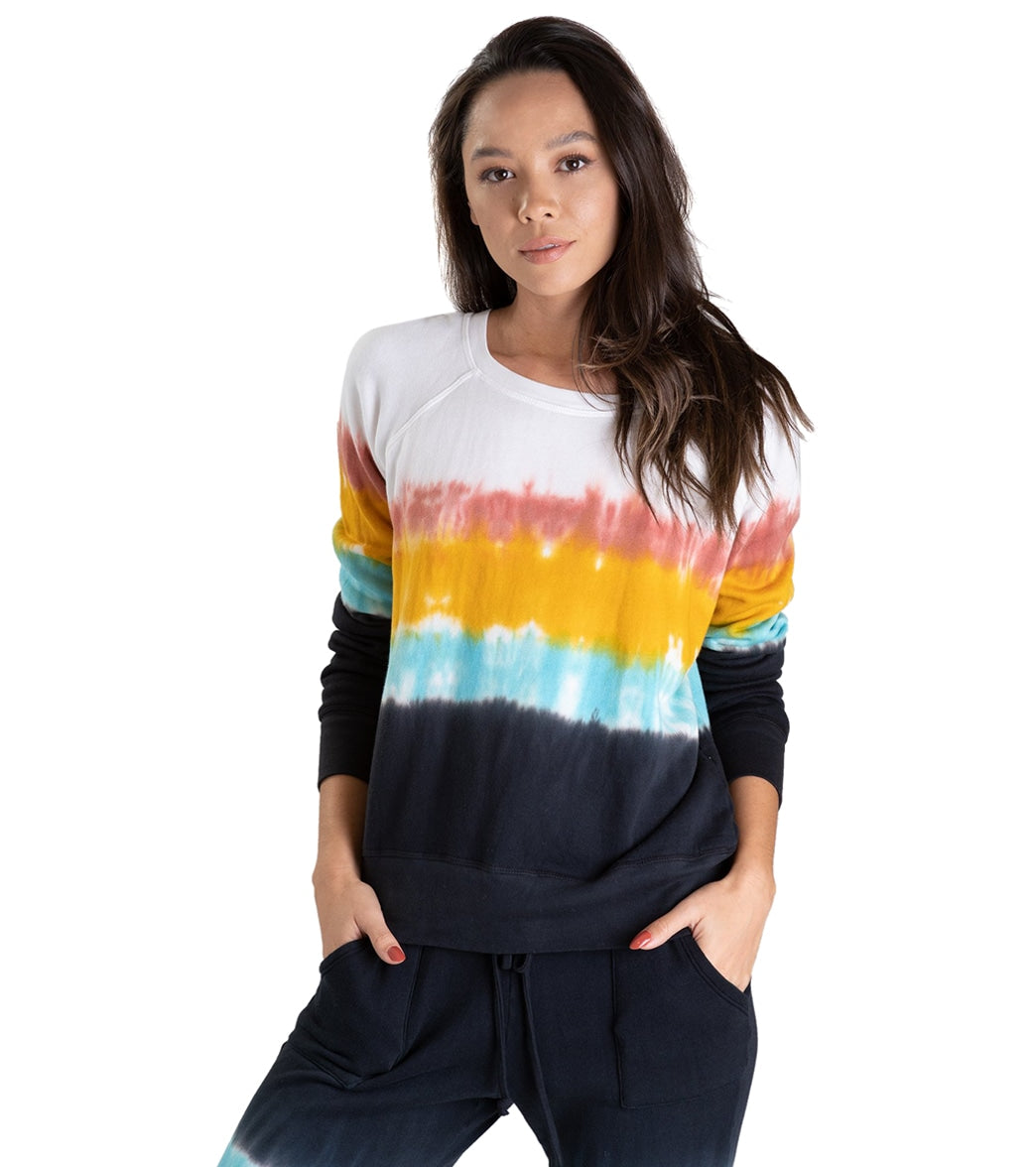 Jala Women's Chill Pullover - Rainbow Dye - Cotton Shirt