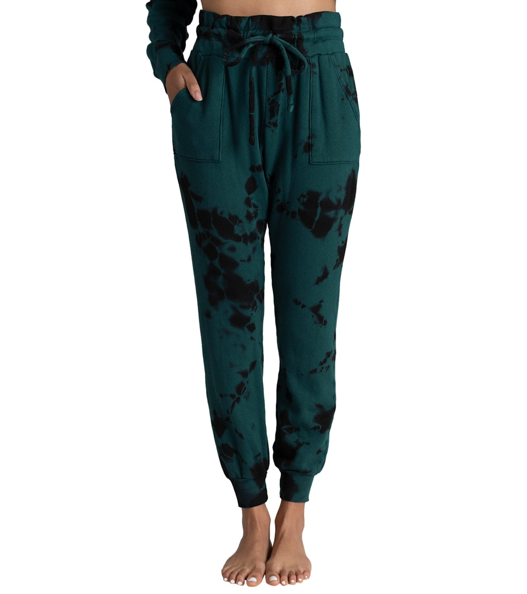 Jala Women's Pocket Jogger Pants - Spruce Tie Dye - Cotton