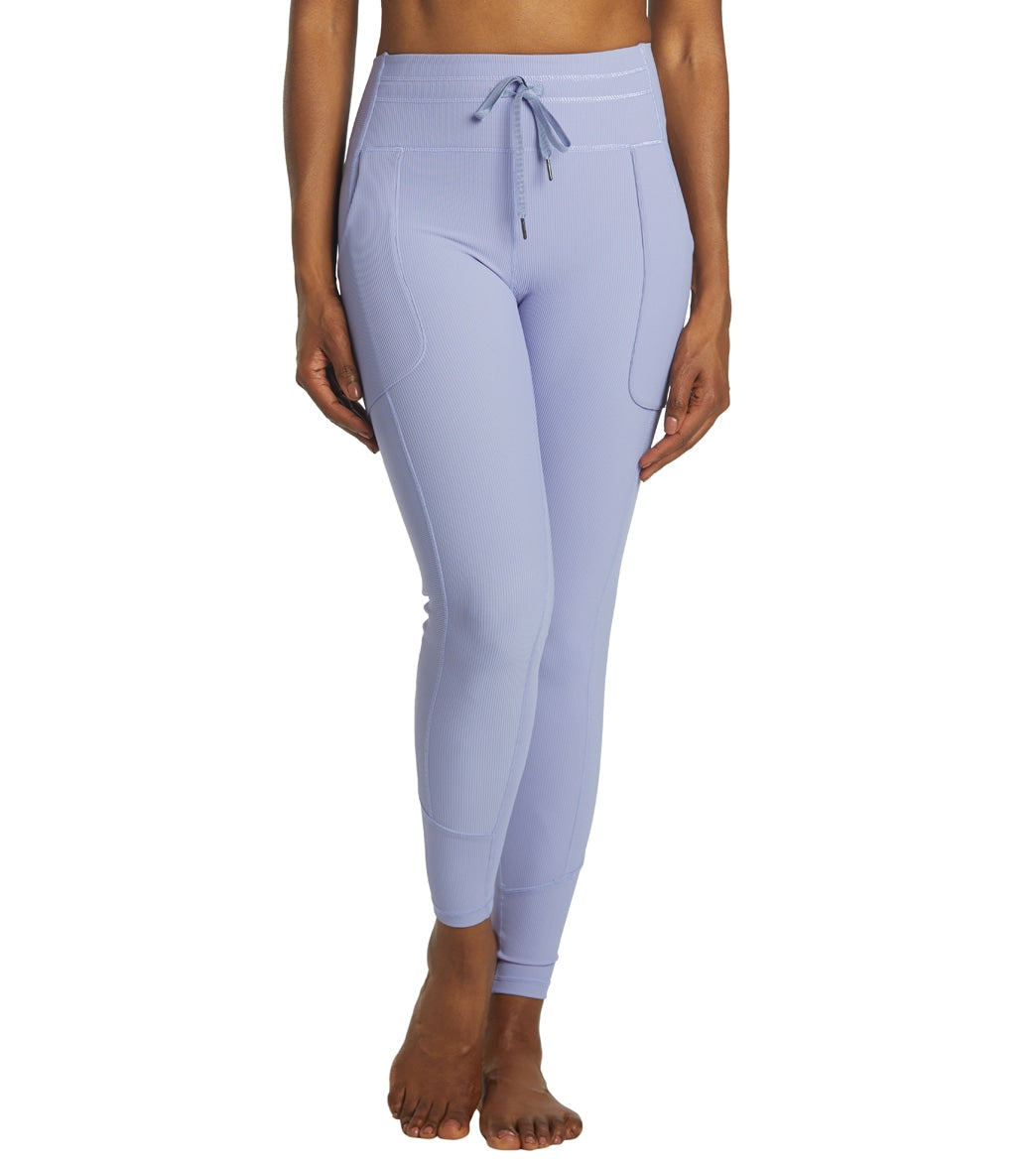 Glyder Street Yoga Leggings - Lilac Cotton