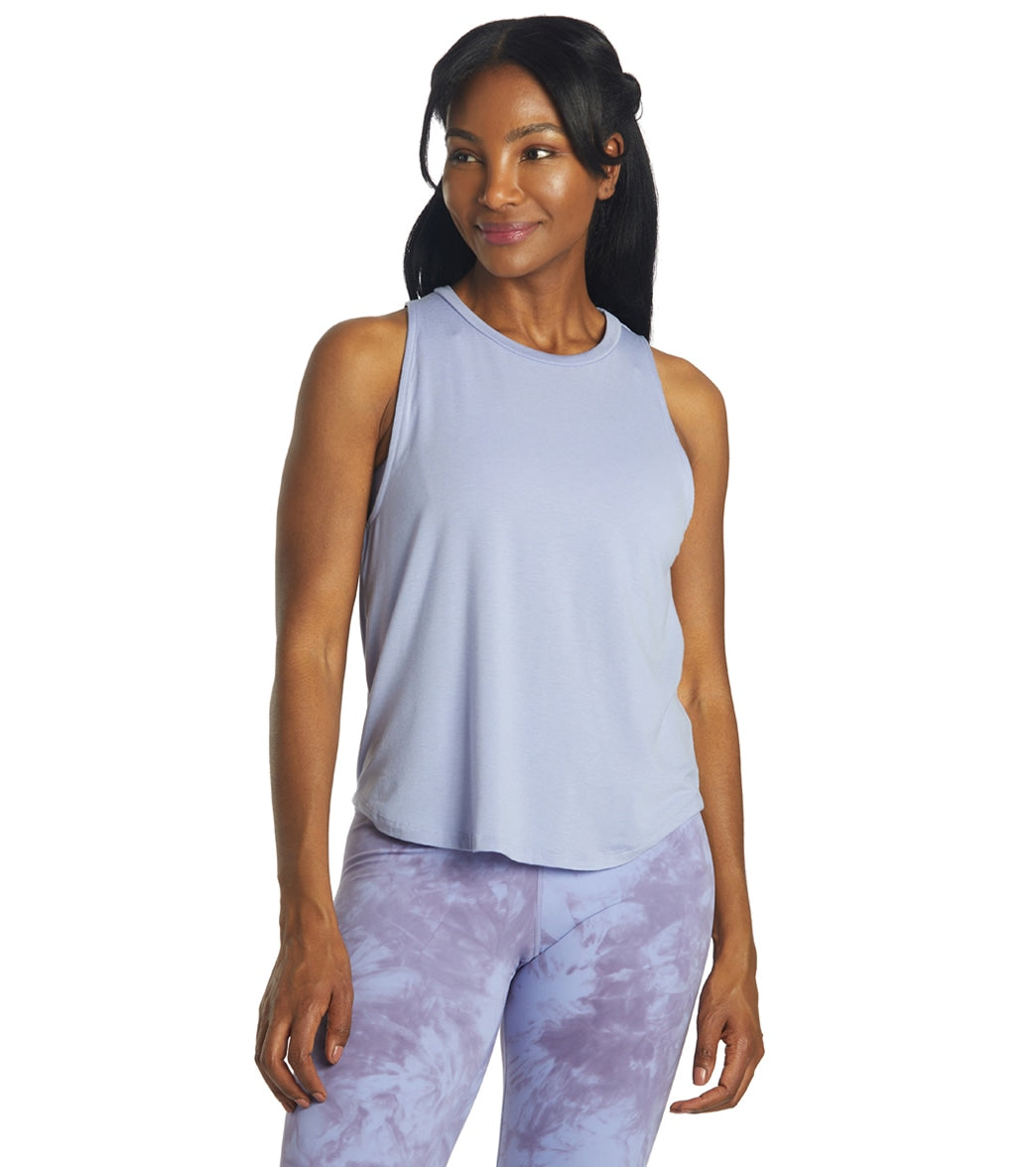 Glyder Electric Yoga Tank Top - Lilac Spandex