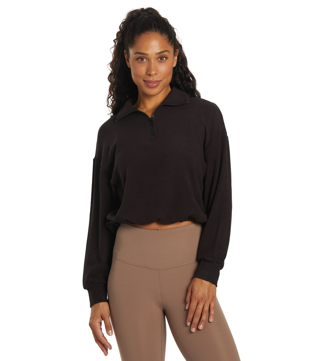 Varley Collett Half Zip - Black - Top