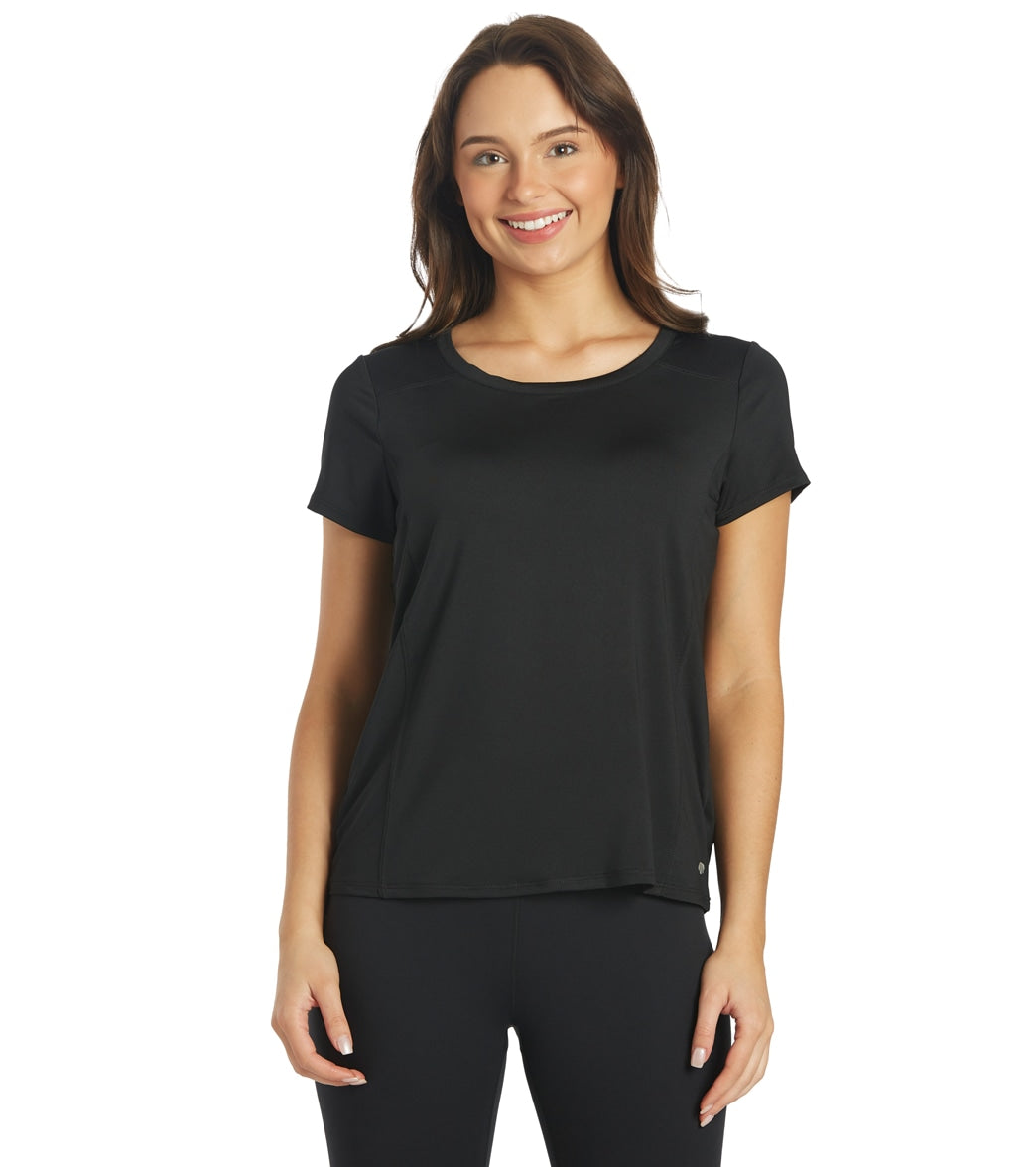 Marika Exhale T-shirt - Black - Spandex