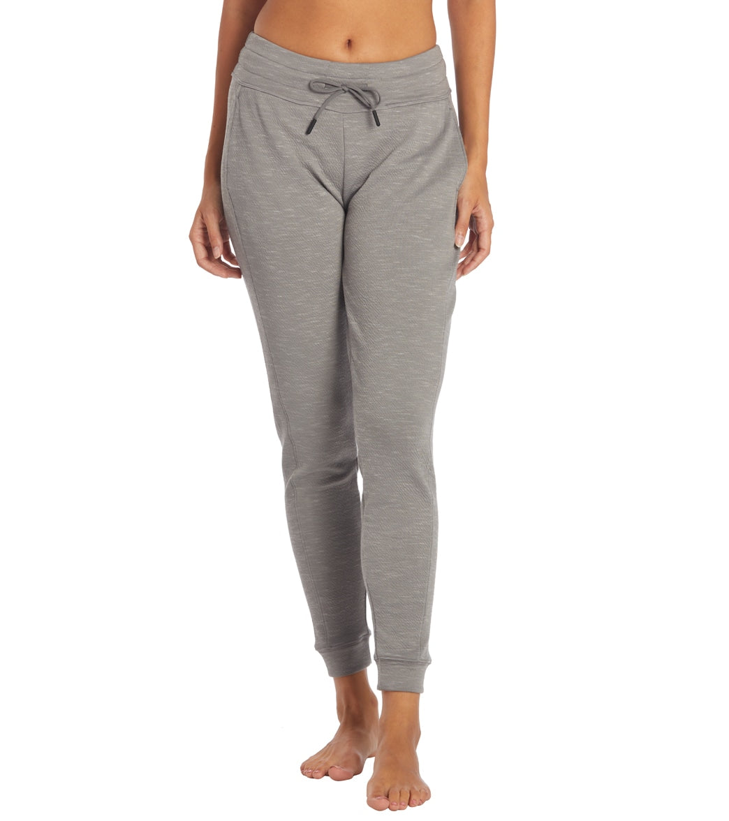 prAna Sunrise Jogger Pants - Heather Grey - Cotton