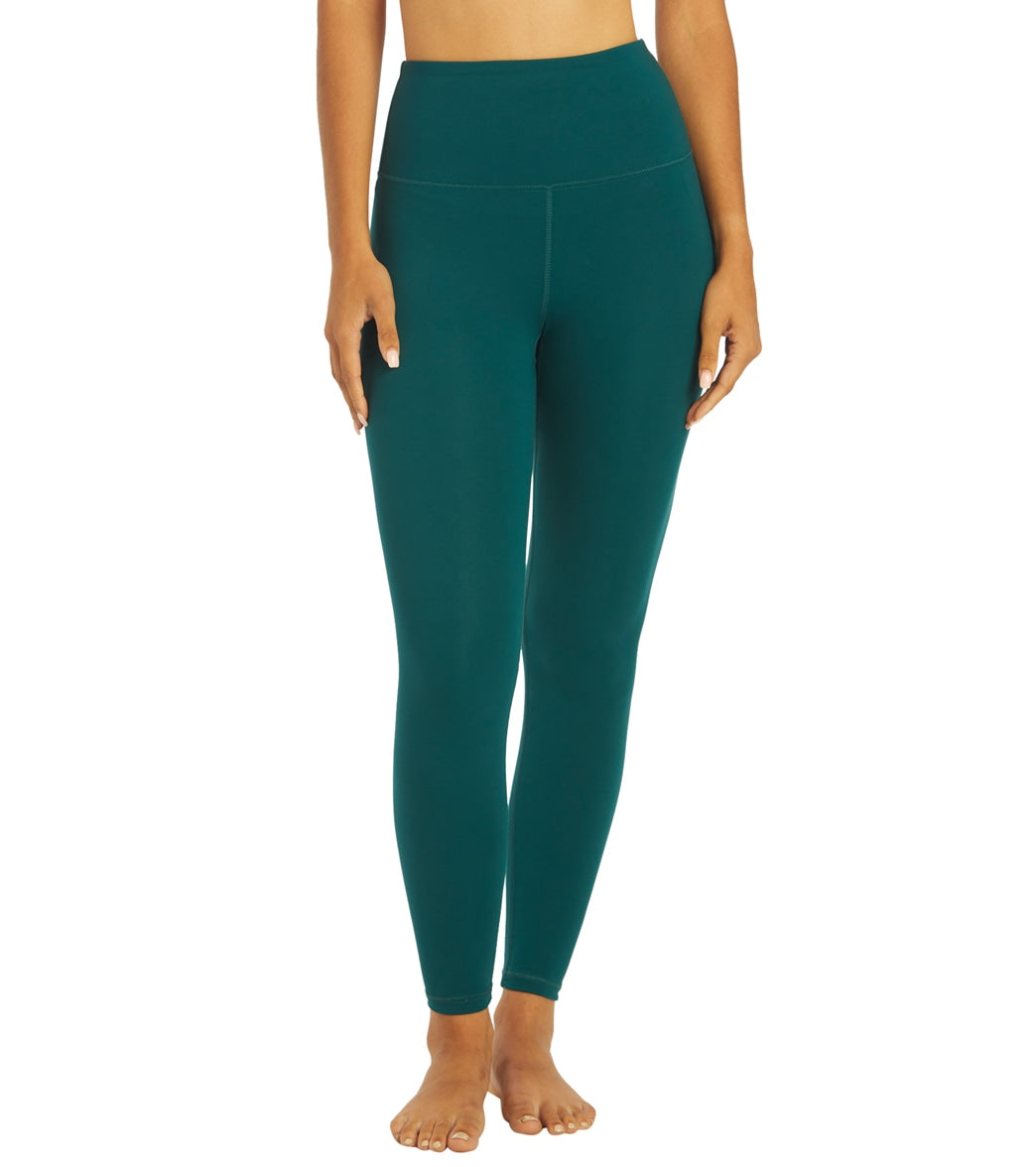 Zobha  Kaylee Ankle Leggings - Deep Teal - Spandex